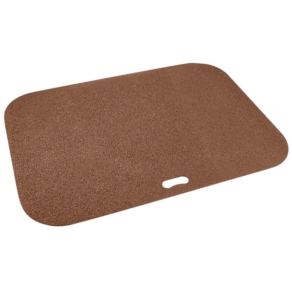 The Original Grill Pad GP42 Rectangle Grill Pad, Earthtone Brown, 30